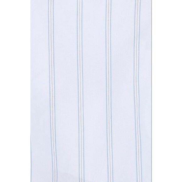 Helsa Stripe Poplin Shirt Dress in Blue Multi Stripe Medium New Womens Mini - Picture 5 of 14